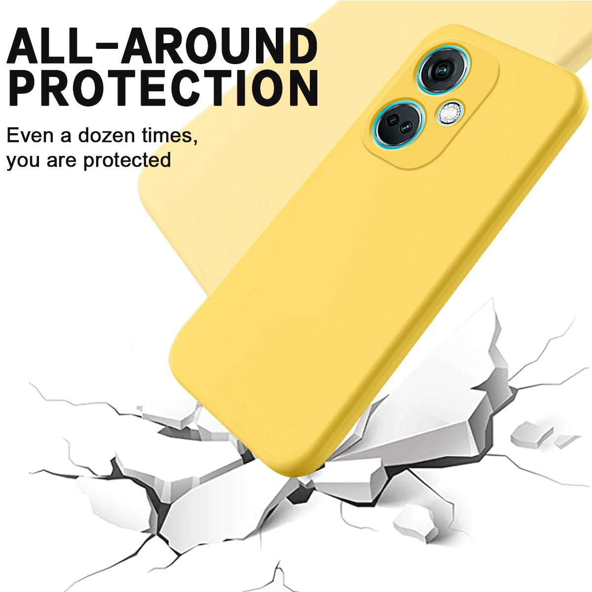 For Oppo K11 5G Case Liquid Silicone Protective Phone Cover with Wrist Strap