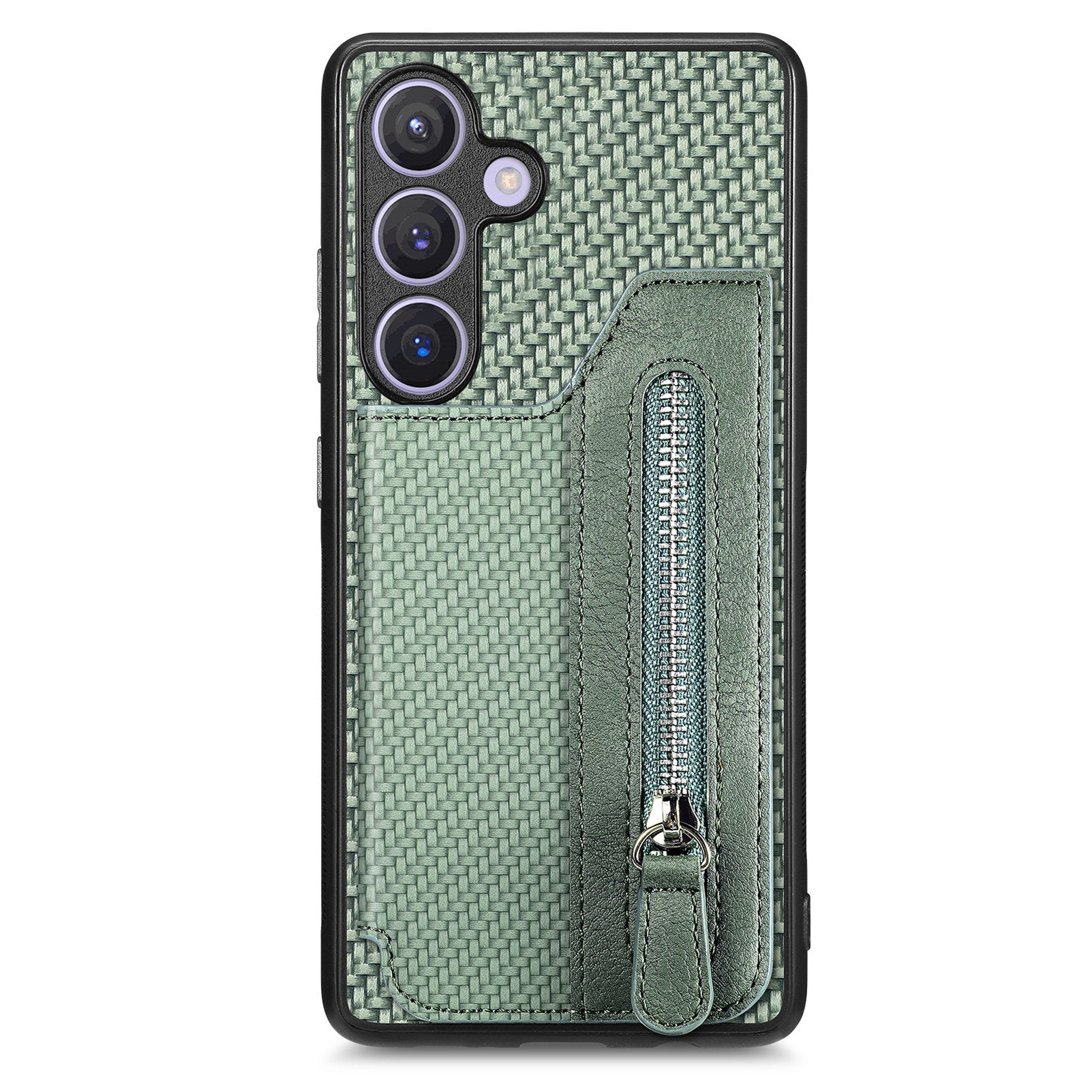C1-04 For Samsung Galaxy S24+ Case Kickstand PU+PC+TPU Wallet Phone Cover