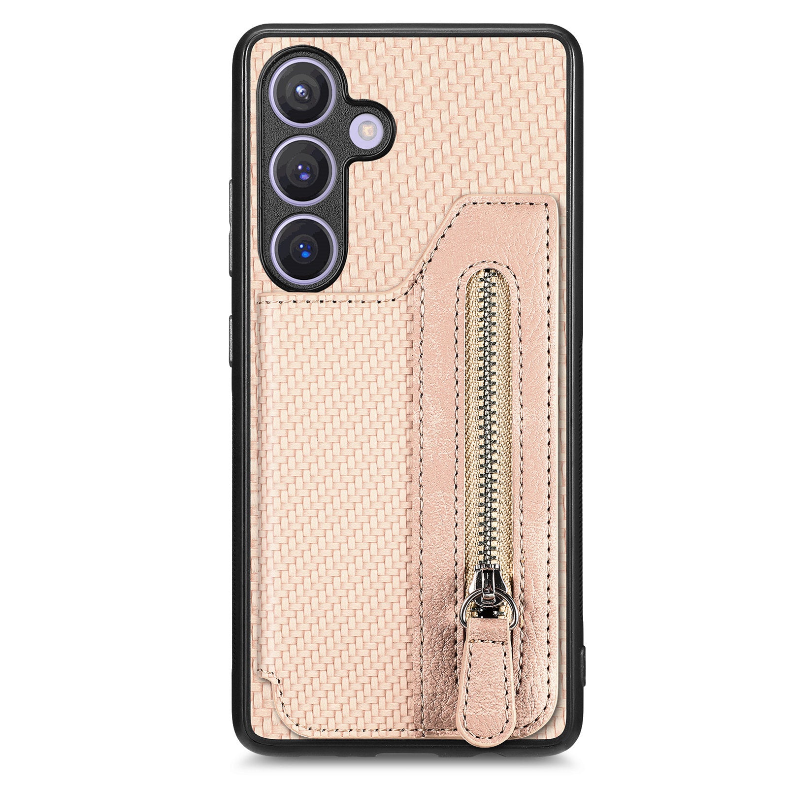 C1-04 For Samsung Galaxy S24+ Case Kickstand PU+PC+TPU Wallet Phone Cover