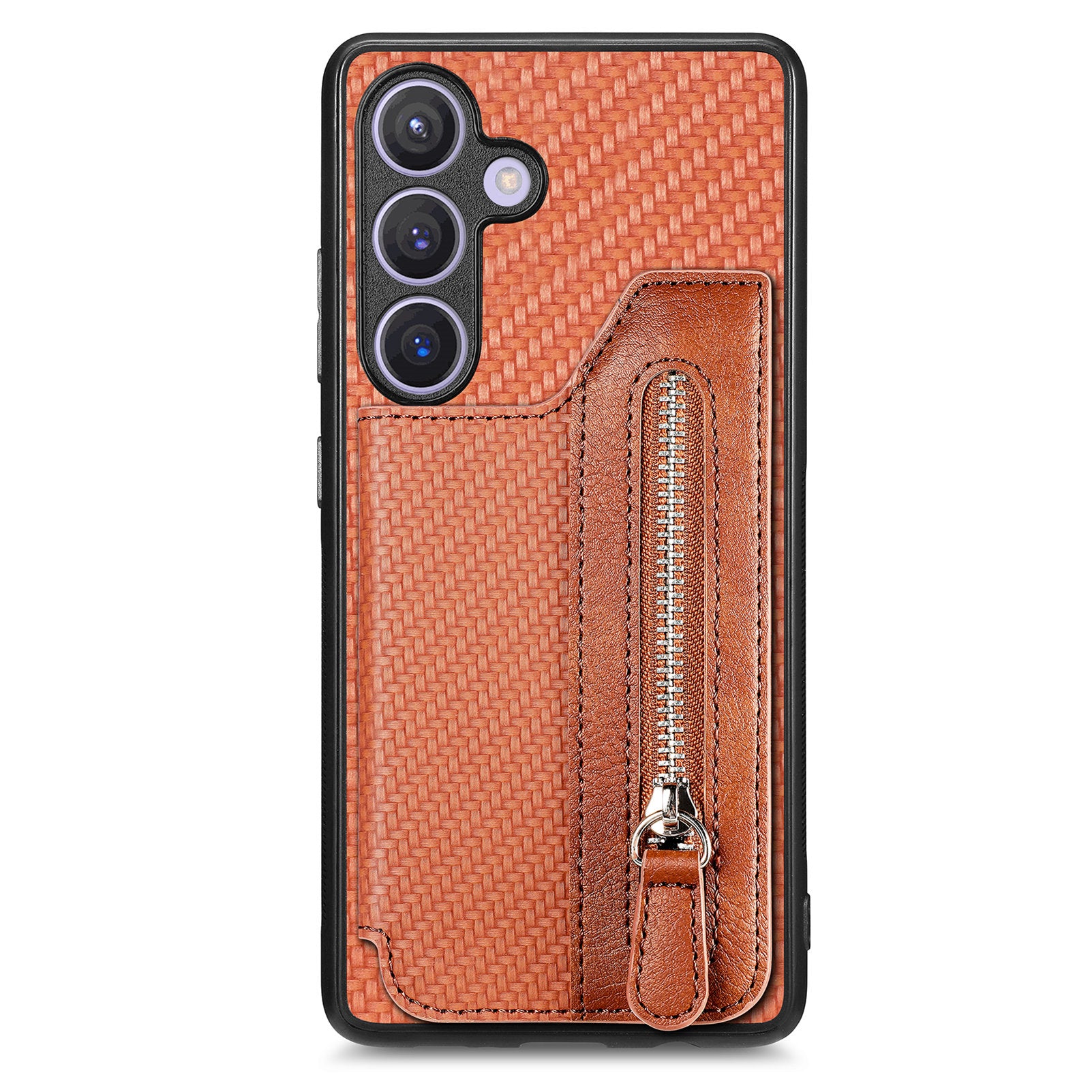 C1-04 For Samsung Galaxy S24+ Case Kickstand PU+PC+TPU Wallet Phone Cover