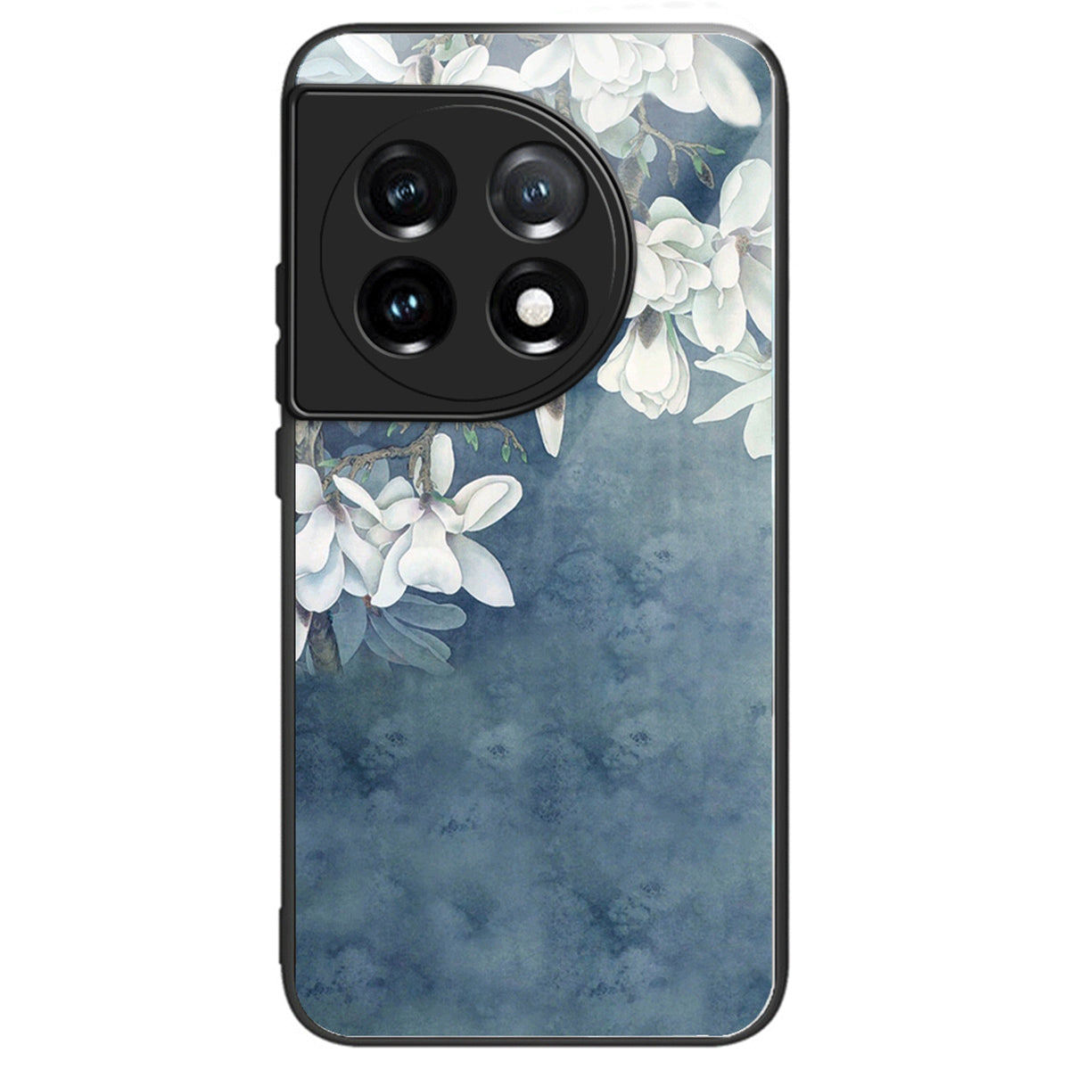 For OnePlus Ace 3 5G / 12R 5G Tempered Glass Case Pattern Printing Phone Cover