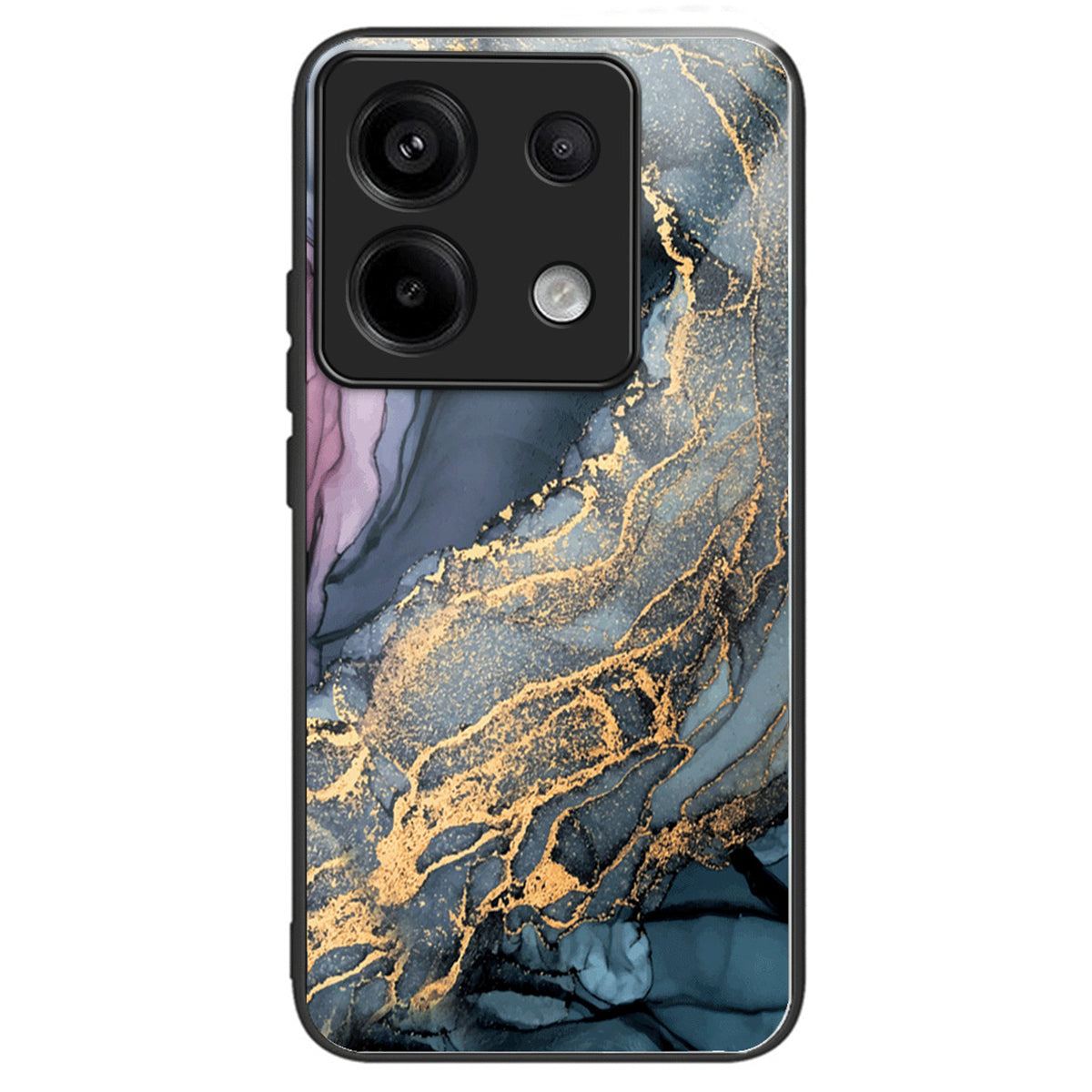 For Xiaomi Redmi Note 13 Pro 5G / Poco X6 5G Case Marble Pattern Tempered Glass Back Phone Cover