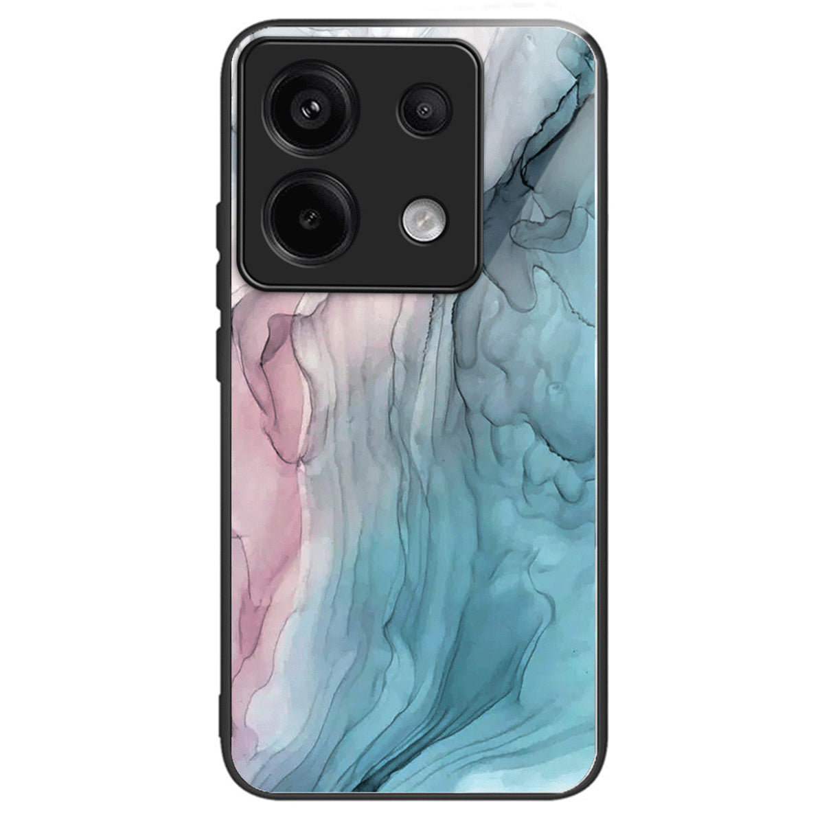 For Xiaomi Redmi Note 13 Pro 5G / Poco X6 5G Case Marble Pattern Tempered Glass Back Phone Cover