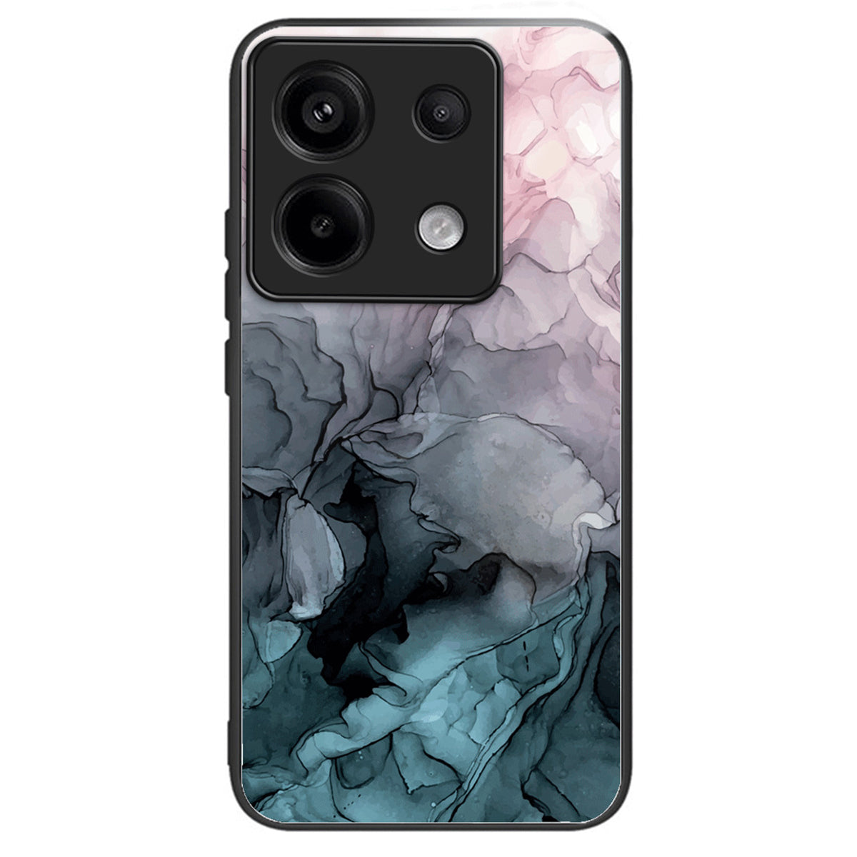 For Xiaomi Redmi Note 13 Pro 5G / Poco X6 5G Case Marble Pattern Tempered Glass Back Phone Cover