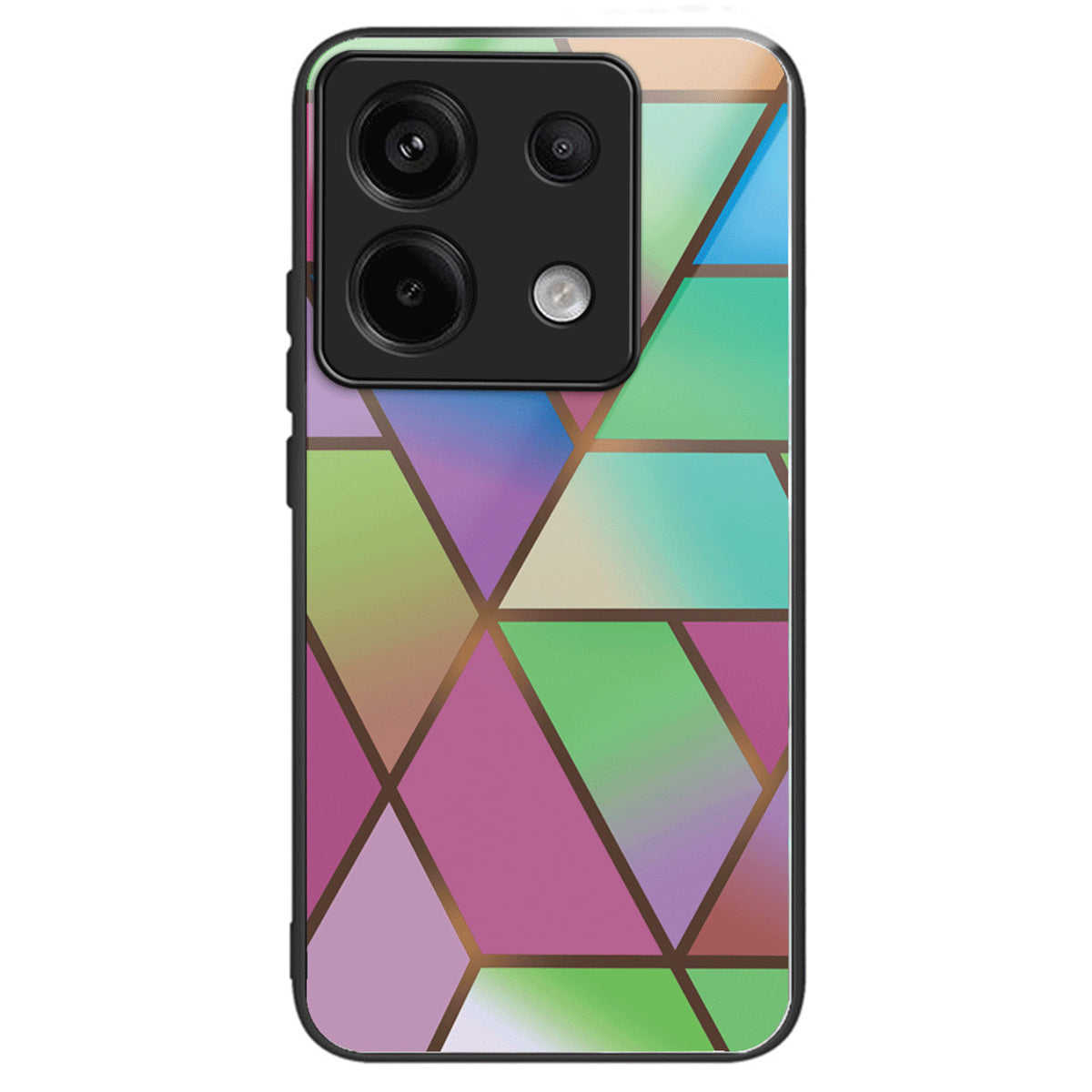 For Xiaomi Redmi Note 13 Pro 5G / Poco X6 5G Case Marble Pattern Tempered Glass Back Phone Cover