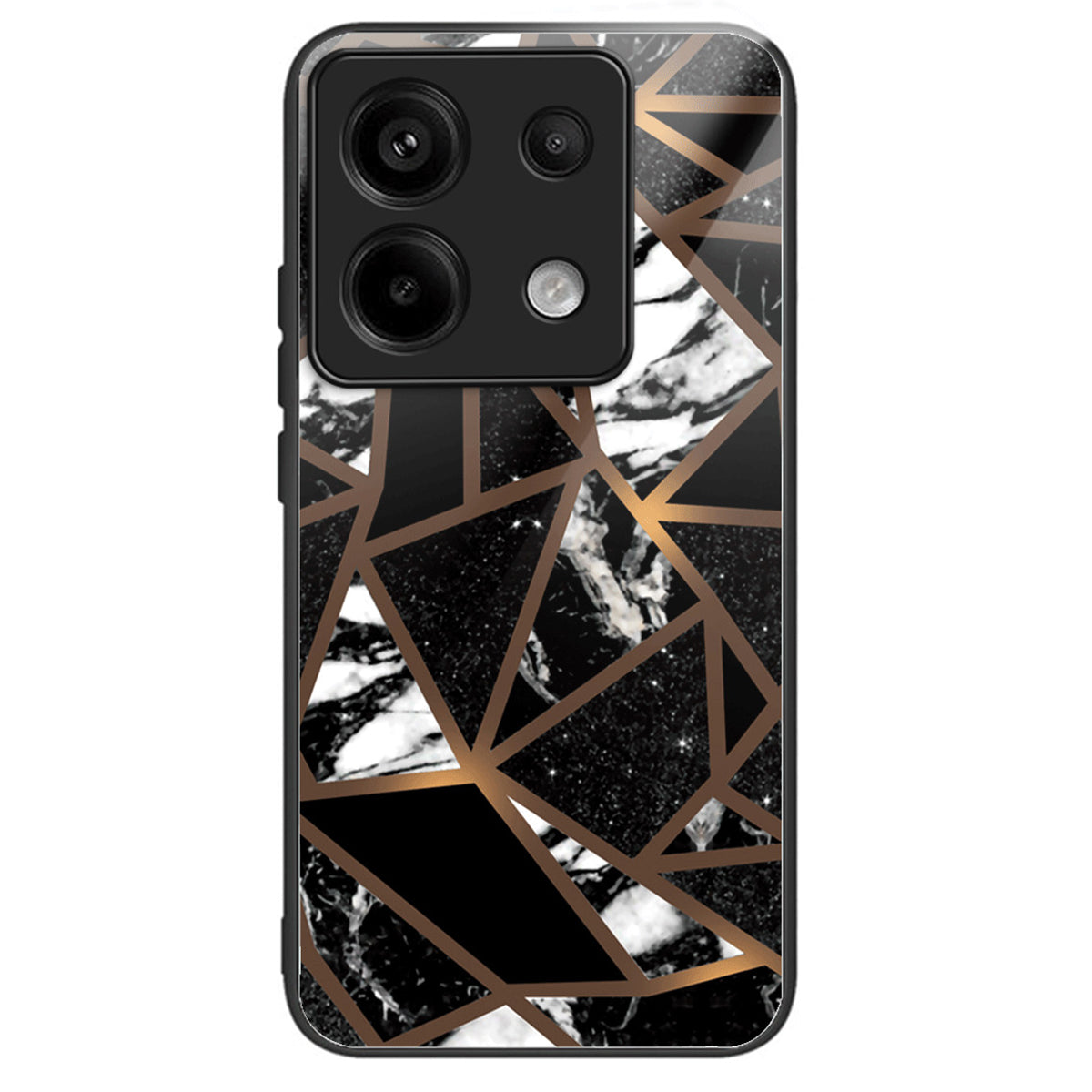 For Xiaomi Redmi Note 13 Pro 5G / Poco X6 5G Case Marble Pattern Tempered Glass Back Phone Cover