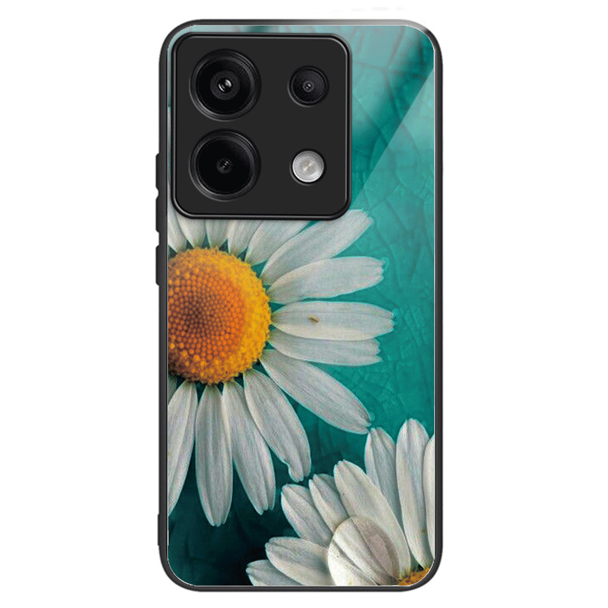 For Xiaomi Redmi Note 13 Pro 5G / Poco X6 5G Case Pattern Tempered Glass+TPU Shockproof Phone Cover