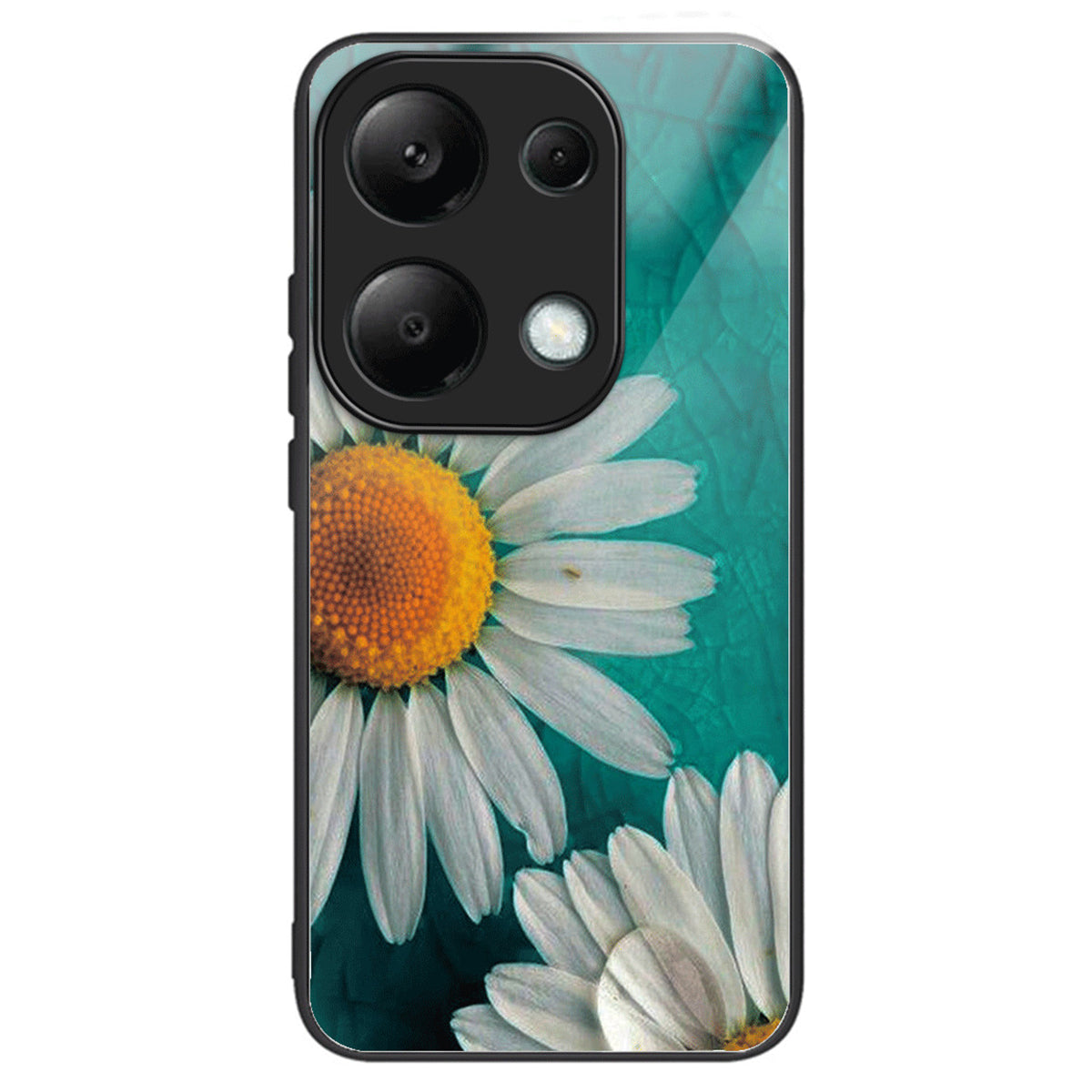 For Xiaomi Redmi Note 13 Pro 4G / Poco M6 Pro 4G Case Pattern Printing Tempered Glass TPU Phone Cover