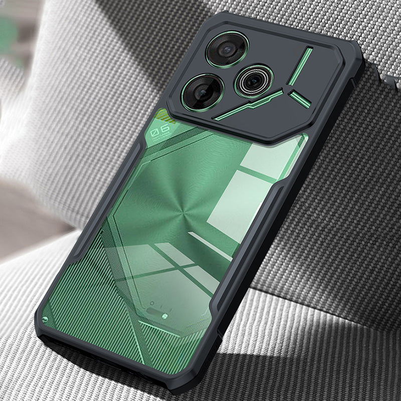 XUNDD For Transsion Tecno Pova 6 5G Case TPU+Acrylic Non-Slip Protective Phone Cover