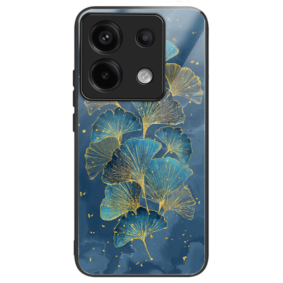 For Xiaomi Redmi Note 13 Pro 5G / Poco X6 5G Case Pattern Printing Tempered Glass TPU Phone Cover