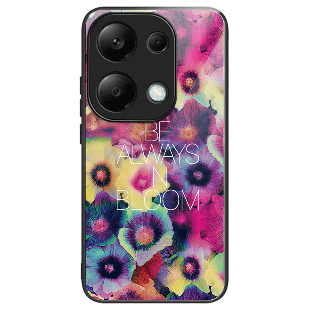 For Xiaomi Redmi Note 13 Pro 4G / Poco M6 Pro 4G Phone Case TPU+Tempered Glass Cover Pattern Print