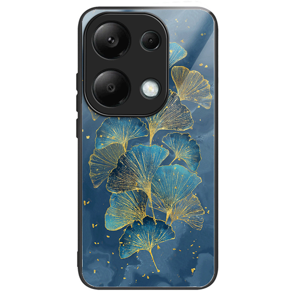 For Xiaomi Redmi Note 13 Pro 4G / Poco M6 Pro 4G Pattern Printing Case Tempered Glass TPU Slim Phone Cover