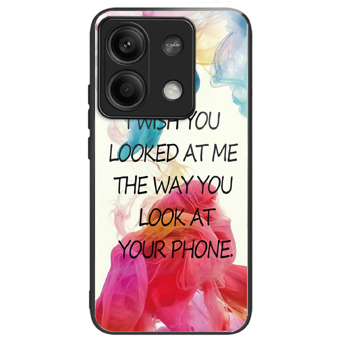 For Xiaomi Redmi Note 13 5G Case Pattern Design Ultra-Thin Tempered Glass Phone Cover