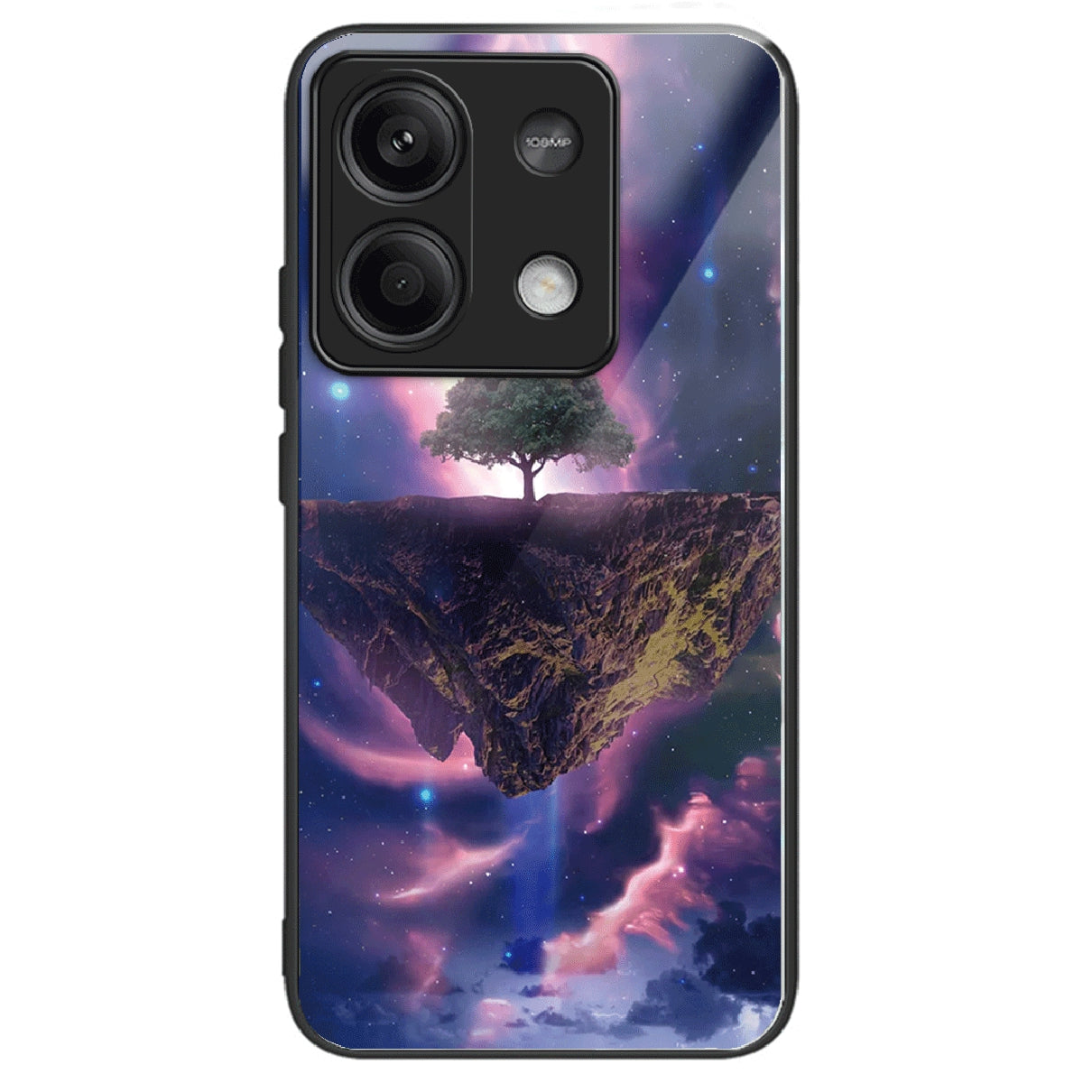 For Xiaomi Redmi Note 13 5G Case Pattern Design Ultra-Thin Tempered Glass Phone Cover