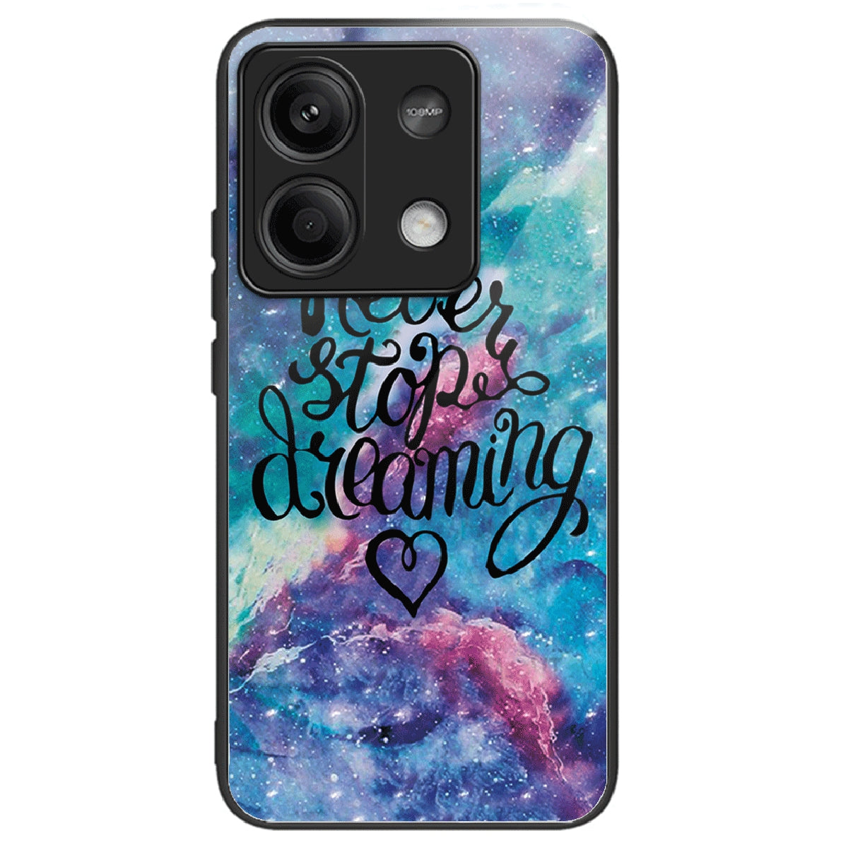 For Xiaomi Redmi Note 13 5G Case Pattern Design Ultra-Thin Tempered Glass Phone Cover