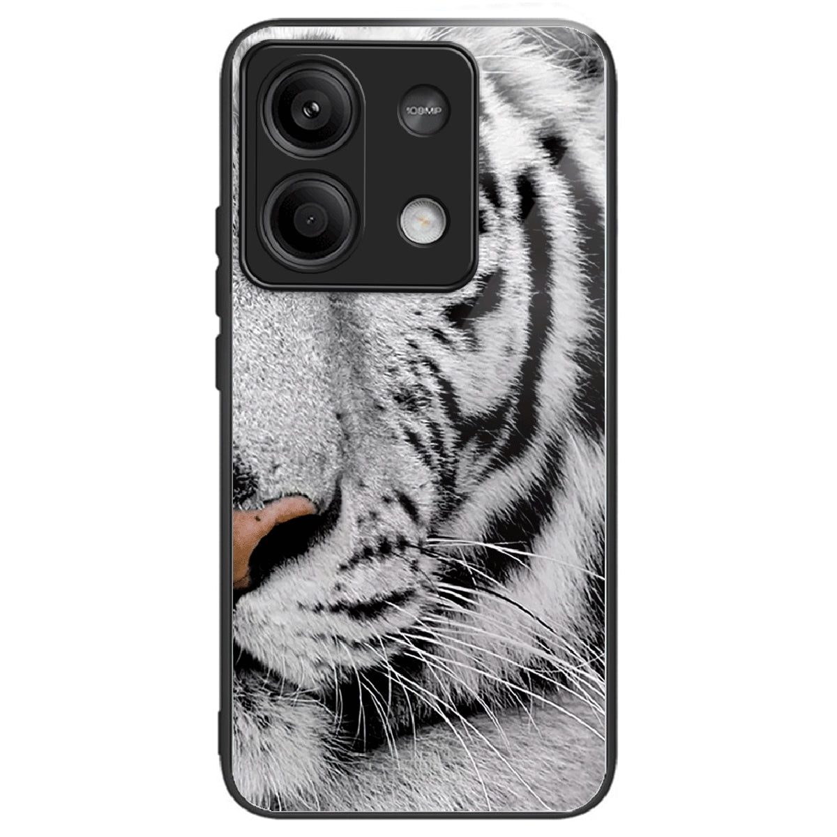 For Xiaomi Redmi Note 13 5G Case Pattern Design Ultra-Thin Tempered Glass Phone Cover