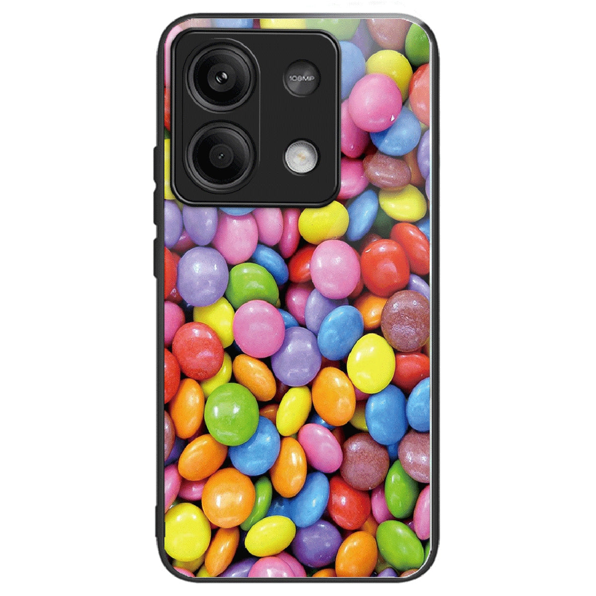 For Xiaomi Redmi Note 13 5G Case Pattern Design Ultra-Thin Tempered Glass Phone Cover