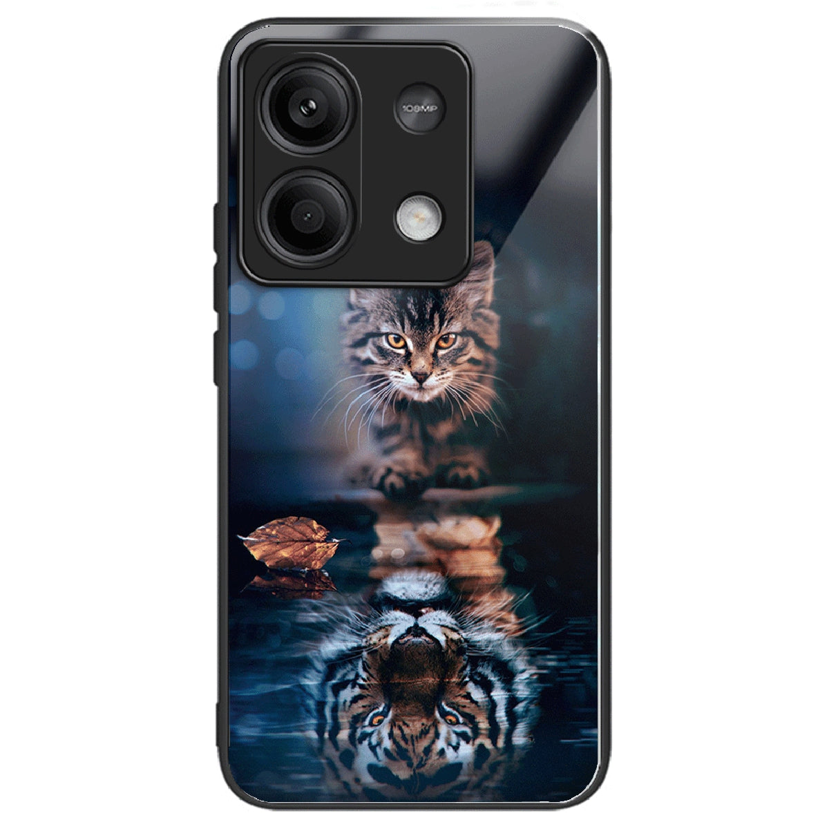 For Xiaomi Redmi Note 13 5G Case Pattern Design Ultra-Thin Tempered Glass Phone Cover