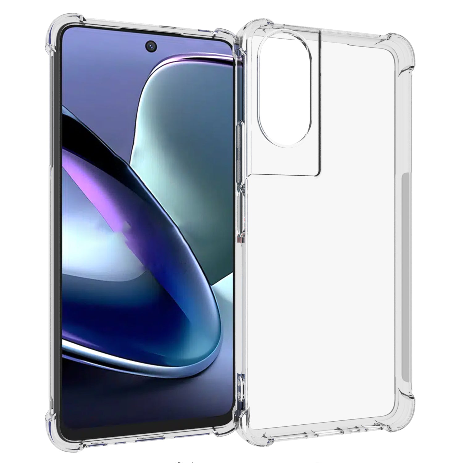 Phone Case for TCL 50 5G Clear Case Four Corner Airbag TPU Slim Phone Cover