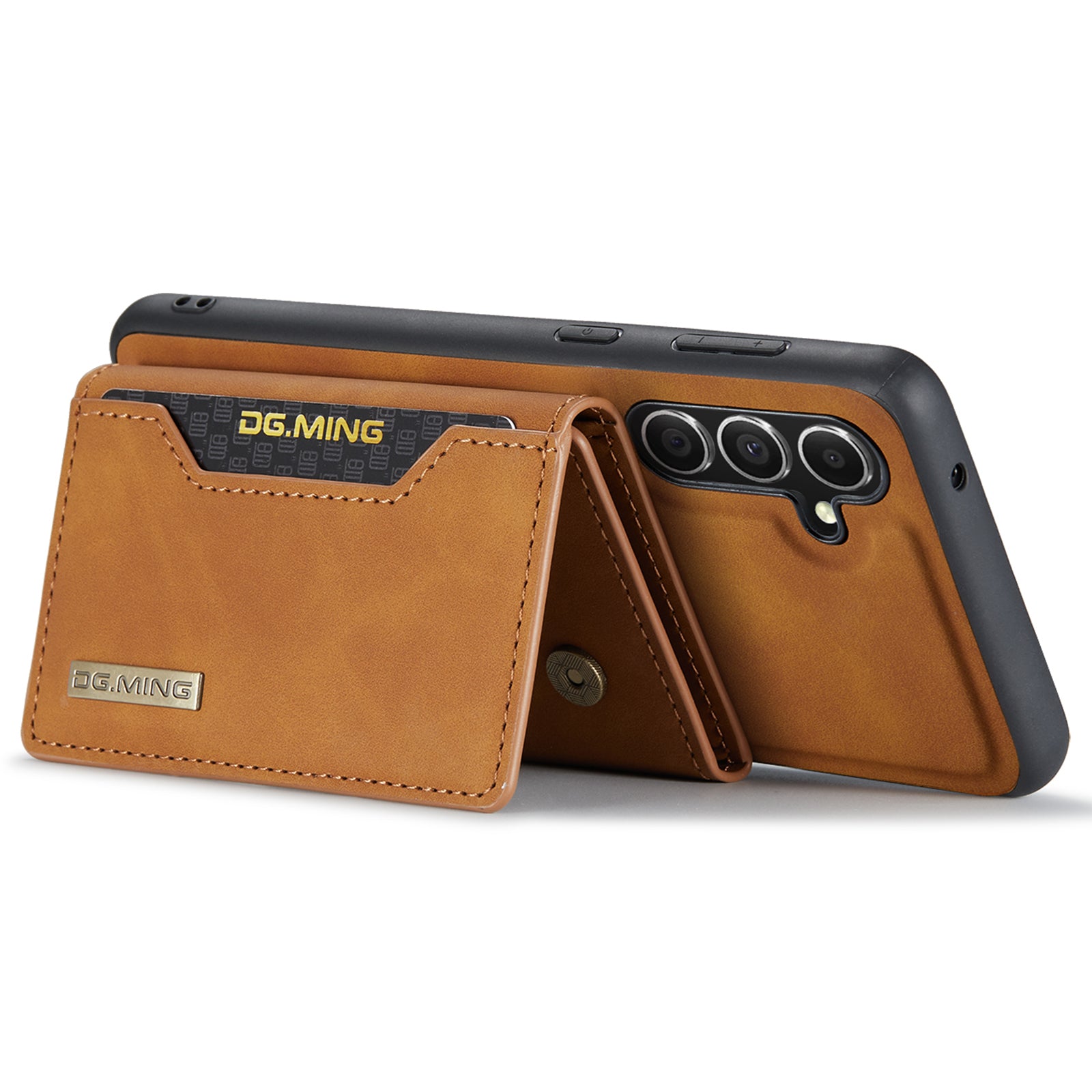 DG.MING M2 Series for Samsung Galaxy A35 5G Kickstand Case Detachable Magnetic Wallet Phone Cover