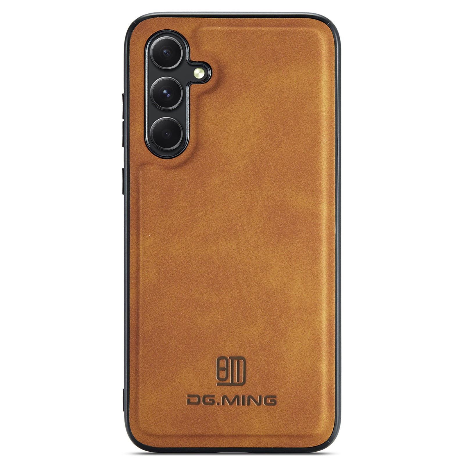 DG.MING For Samsung Galaxy A55 5G Case PU Leather+PC+TPU Hybrid Phone Cover