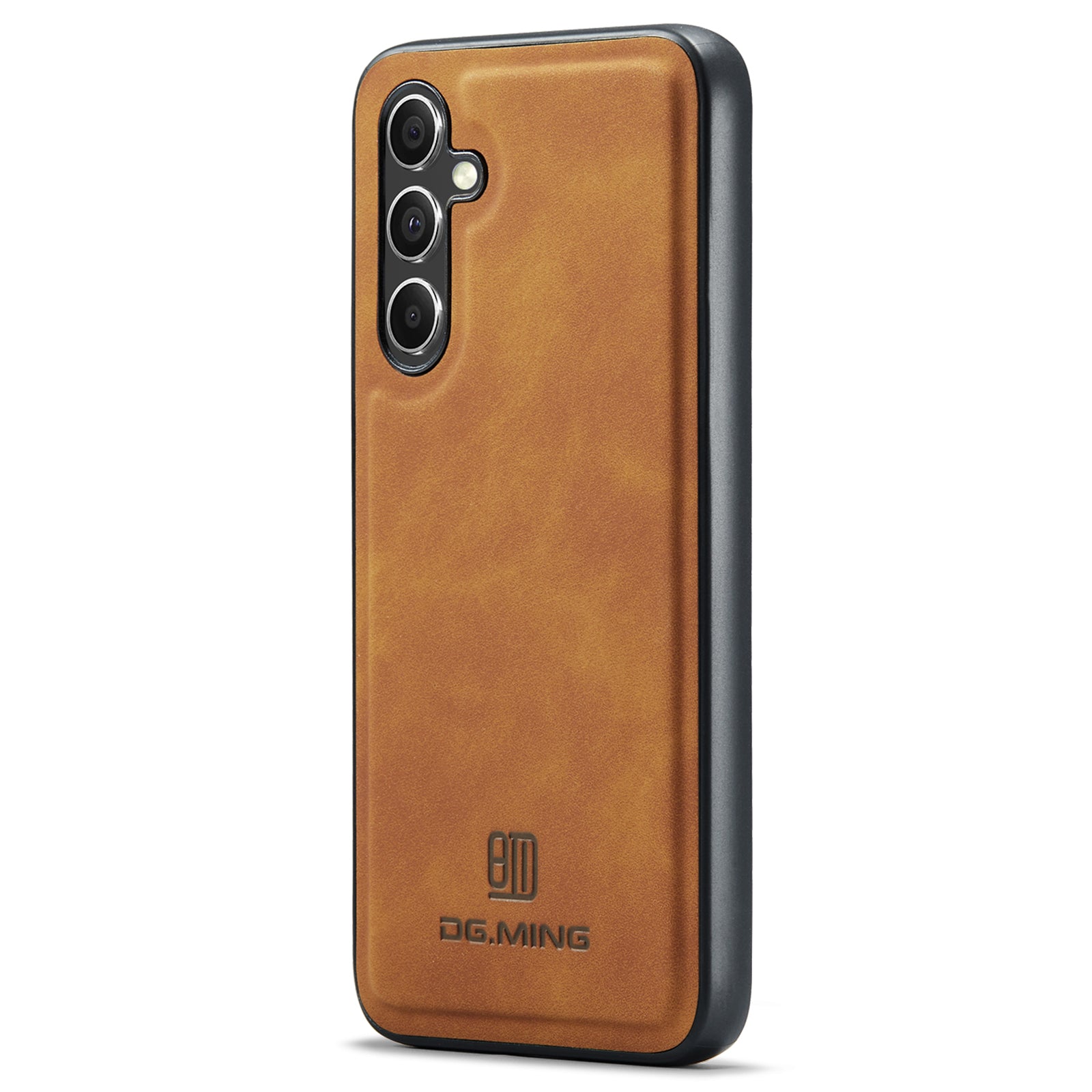 DG.MING For Samsung Galaxy A55 5G Case PU Leather+PC+TPU Hybrid Phone Cover