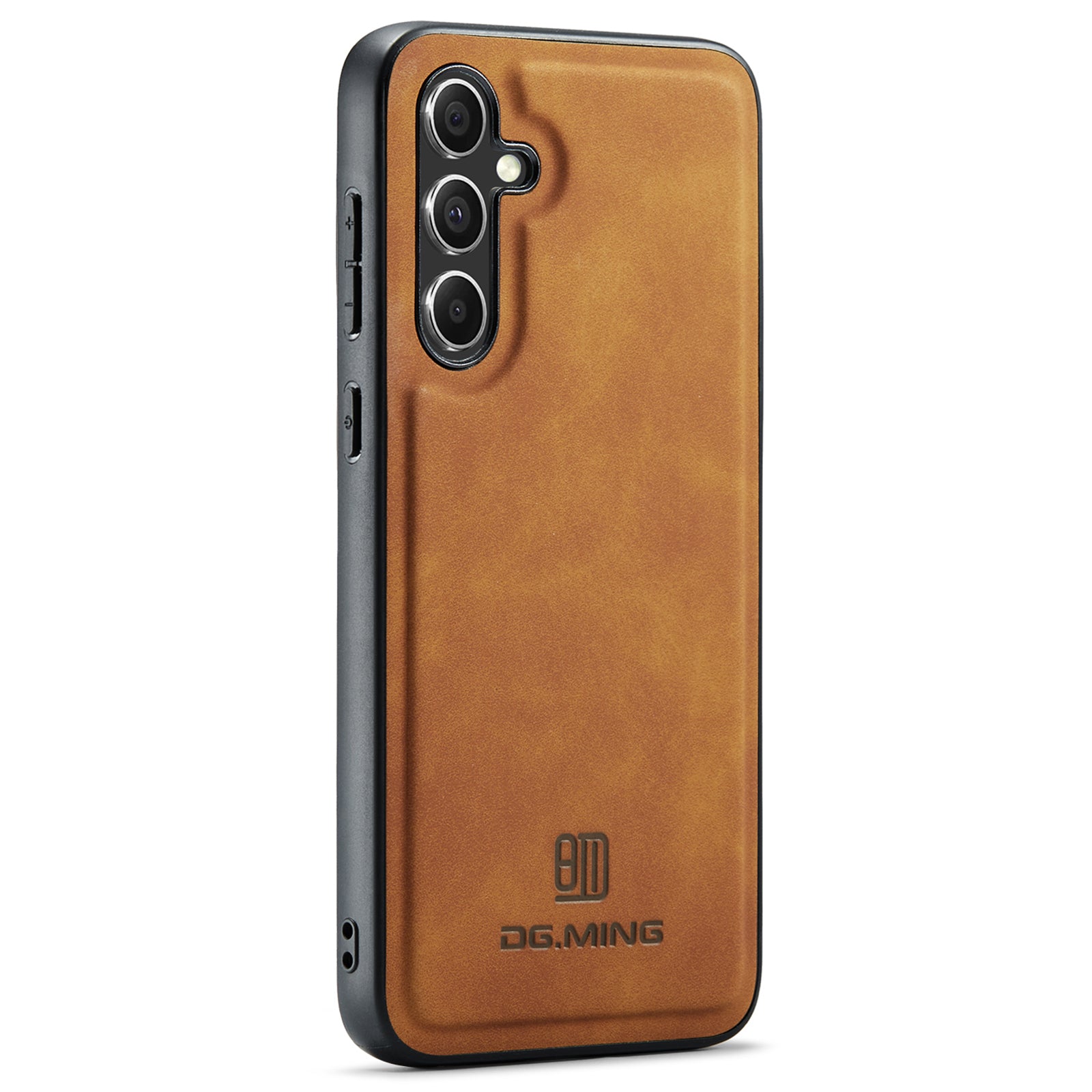 DG.MING For Samsung Galaxy A55 5G Case PU Leather+PC+TPU Hybrid Phone Cover