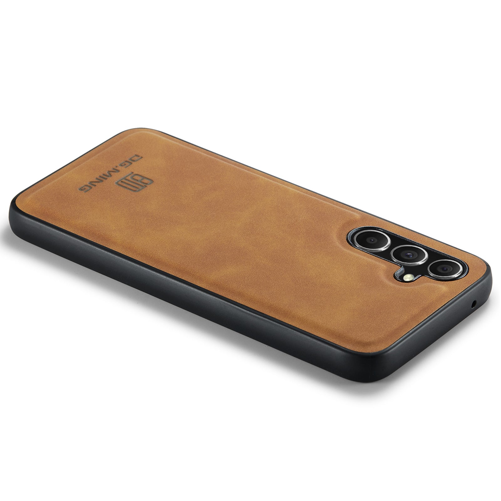 DG.MING For Samsung Galaxy A55 5G Case PU Leather+PC+TPU Hybrid Phone Cover
