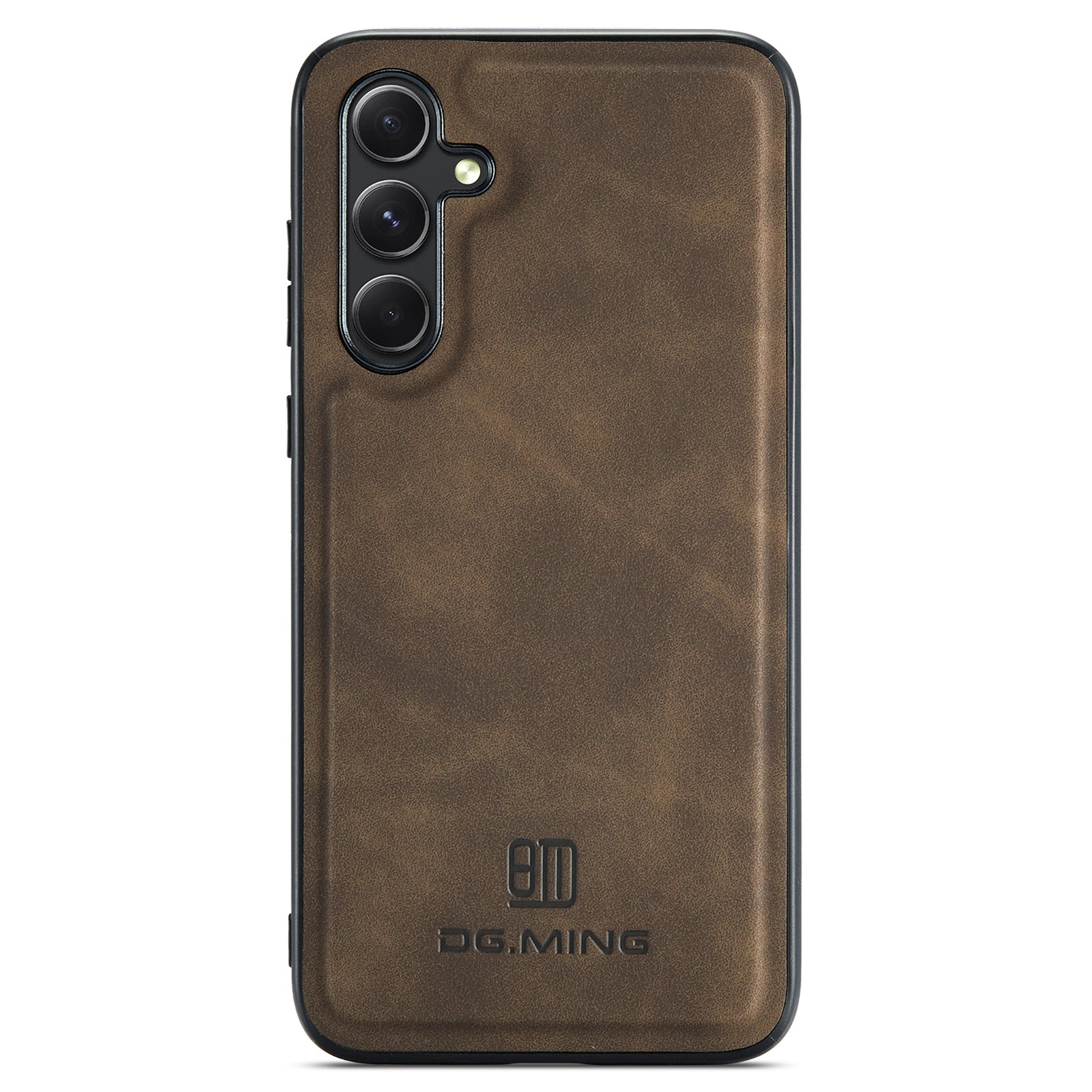 DG.MING For Samsung Galaxy A55 5G Case PU Leather+PC+TPU Hybrid Phone Cover