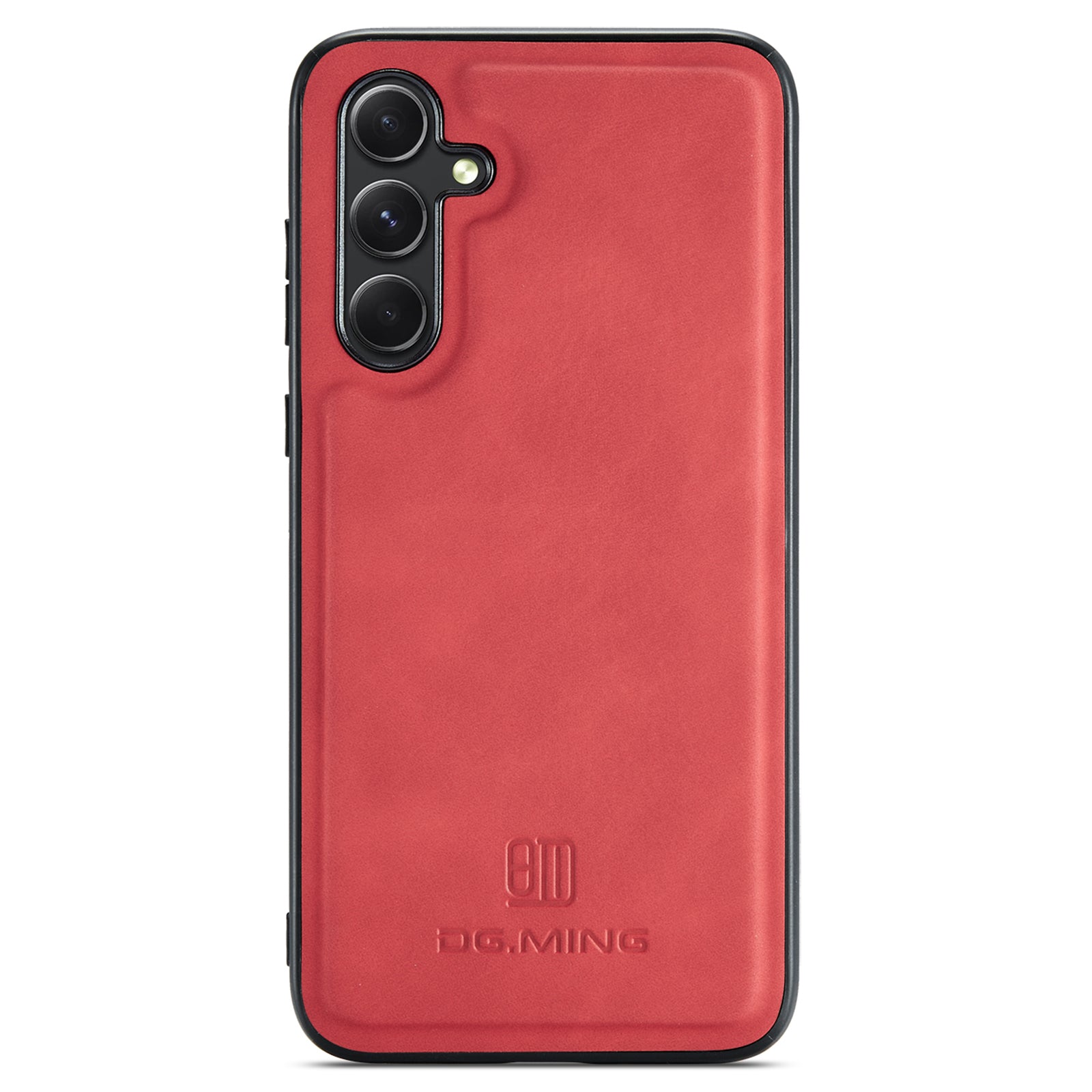 DG.MING For Samsung Galaxy A55 5G Case PU Leather+PC+TPU Hybrid Phone Cover