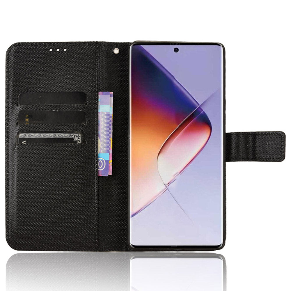For Transsion Infinix Note 40 Pro 5G X6851 / Infinix Note 40 Pro+ X6851B Case Wallet Diamond Texture Leather Phone Cover