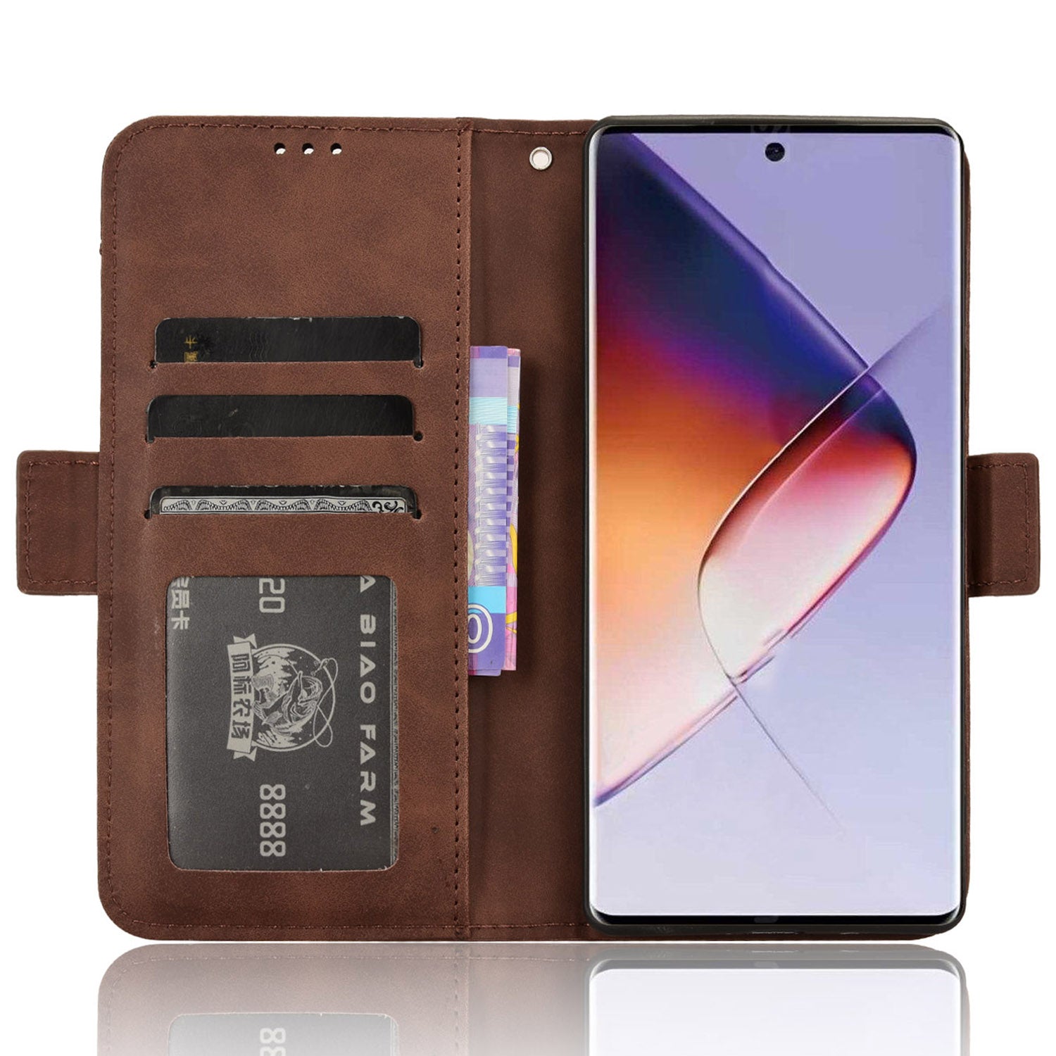 For Transsion Infinix Note 40 Pro 5G X6851 / Note 40 Pro+ X6851B Leather Phone Case with Multiple Card Slots