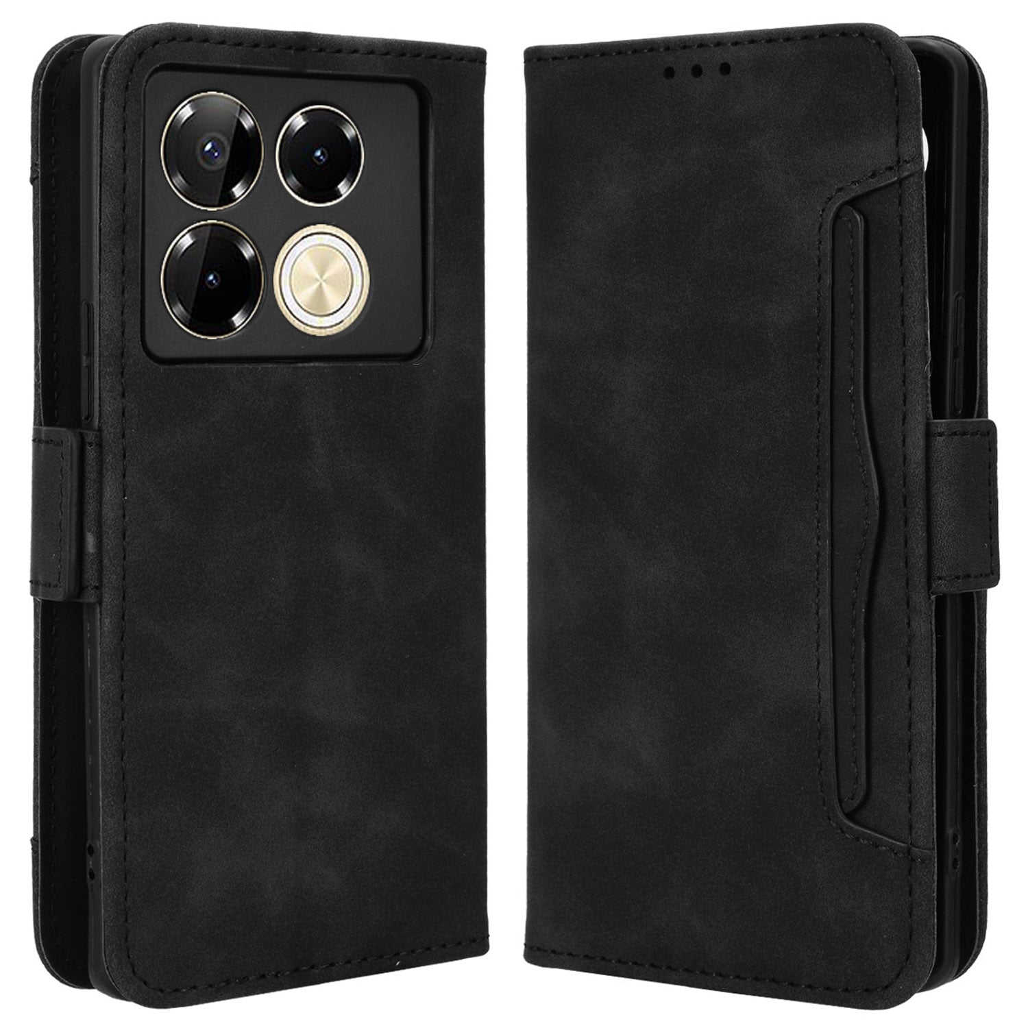 For Transsion Infinix Note 40 Pro 5G X6851 / Note 40 Pro+ X6851B Leather Phone Case with Multiple Card Slots