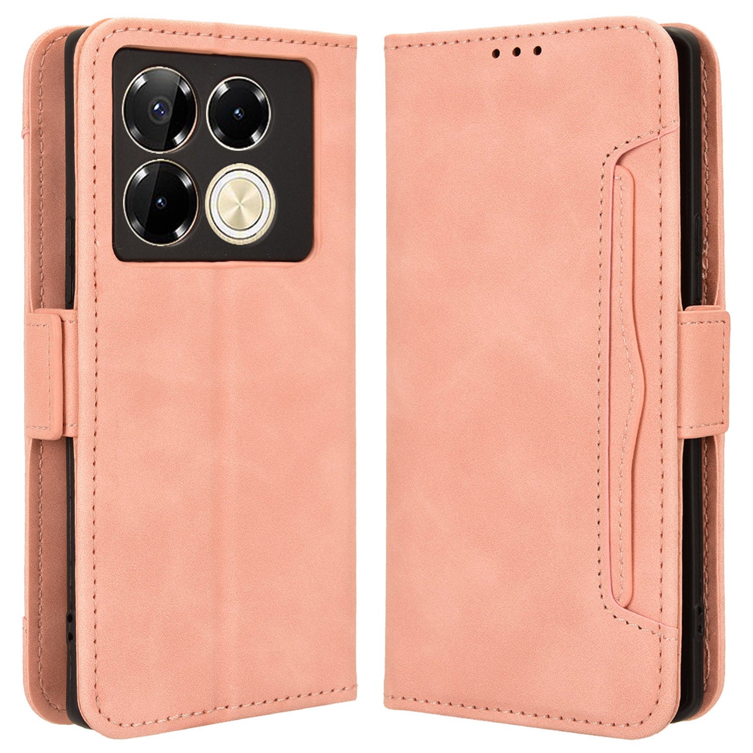 For Transsion Infinix Note 40 Pro 5G X6851 / Note 40 Pro+ X6851B Leather Phone Case with Multiple Card Slots