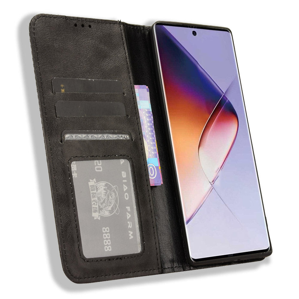For Transsion Infinix Note 40 Pro 5G X6851 / Note 40 Pro+ X6851B Leather Case Wallet Retro Phone Cover