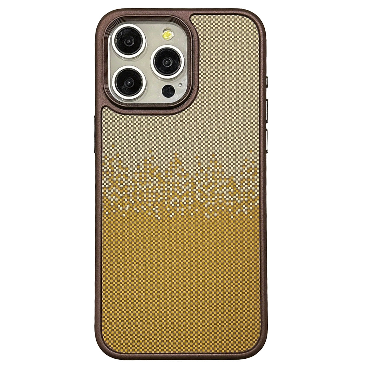 For iPhone 14 Pro Max Case Geometric Pattern Water Transfer Printing Hard PC Phone Case