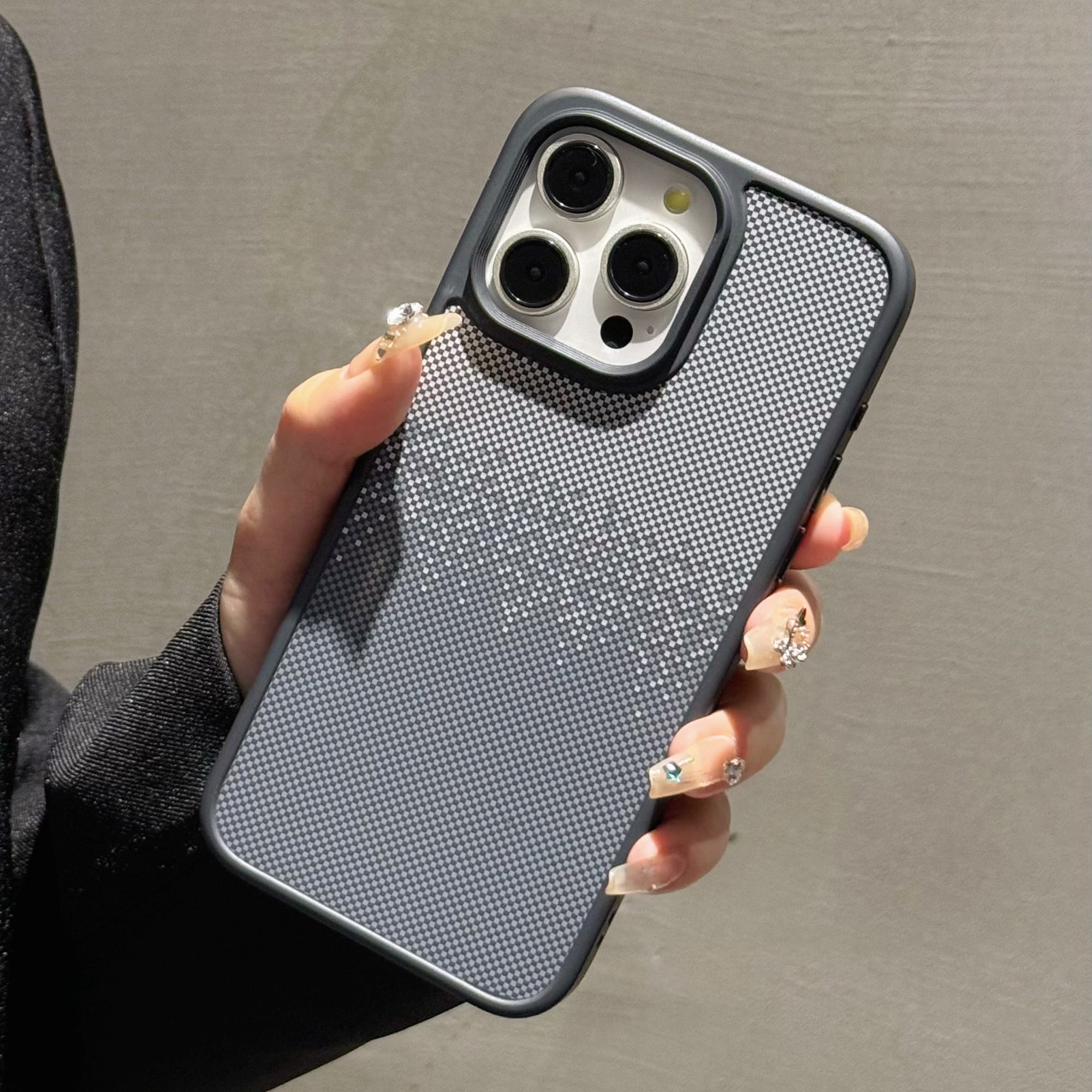 For iPhone 14 Pro Max Case Geometric Pattern Water Transfer Printing Hard PC Phone Case