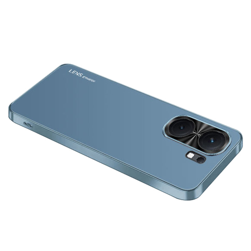 For vivo iQOO Neo9 Pro 5G Case Shockproof Acrylic+Silicone Electroplating Metal Frame Phone Cover
