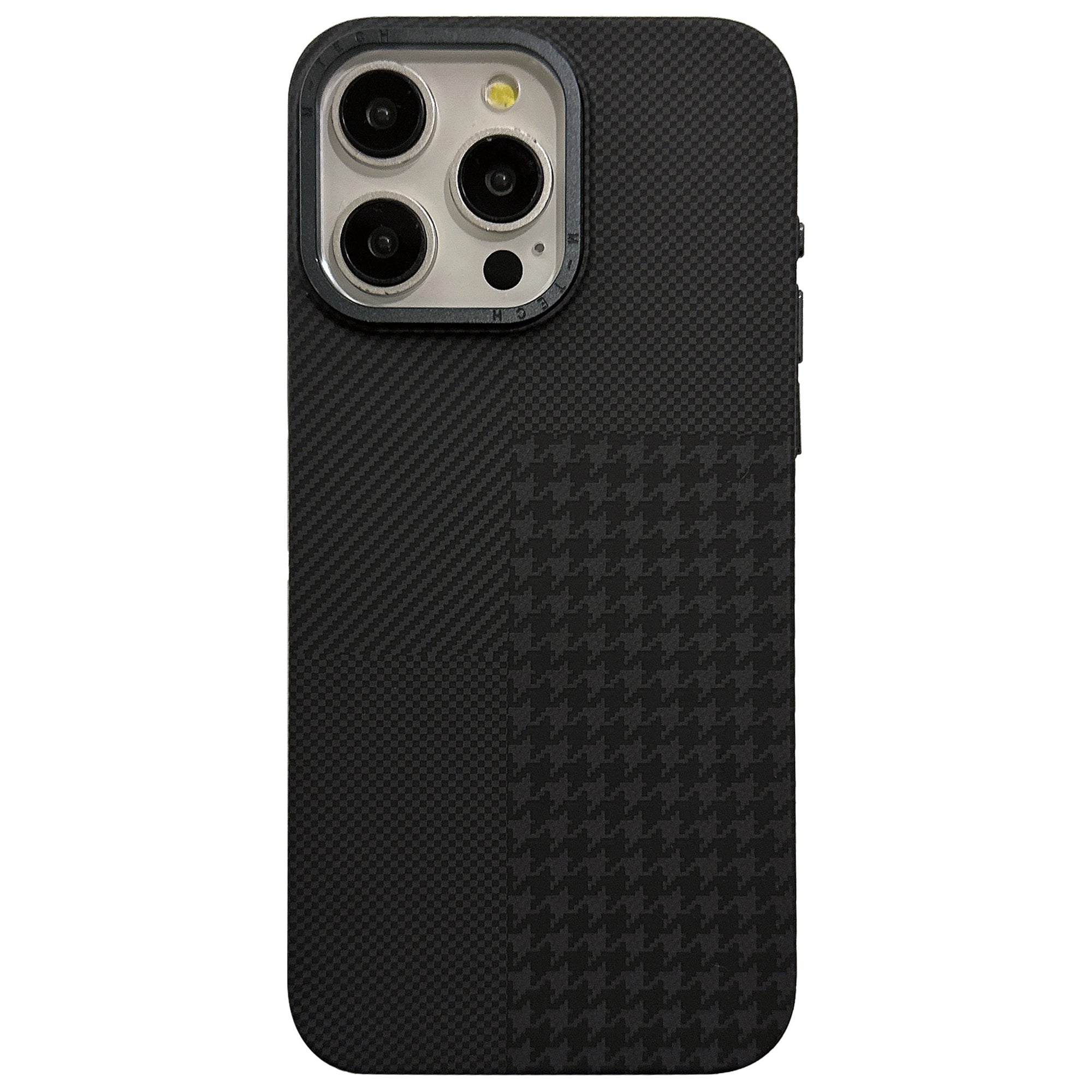 Slim Phone Cover for iPhone 14 Pro Case Grid Pattern Hard PC Phone Shell