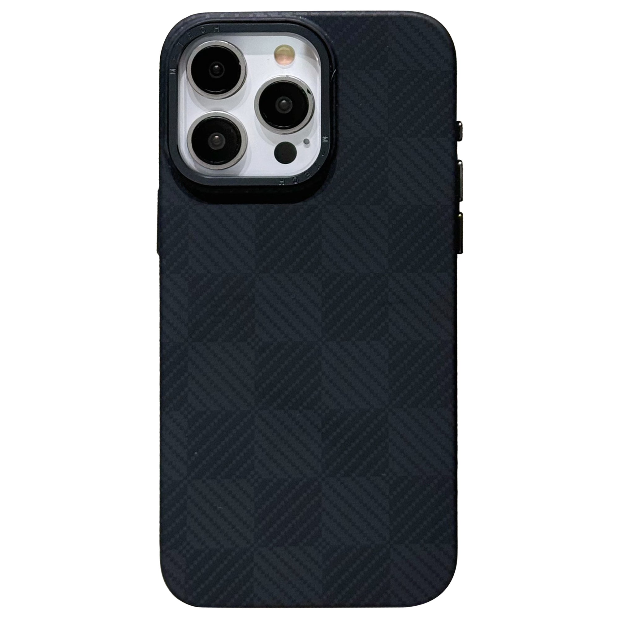 Slim Phone Cover for iPhone 14 Pro Case Grid Pattern Hard PC Phone Shell