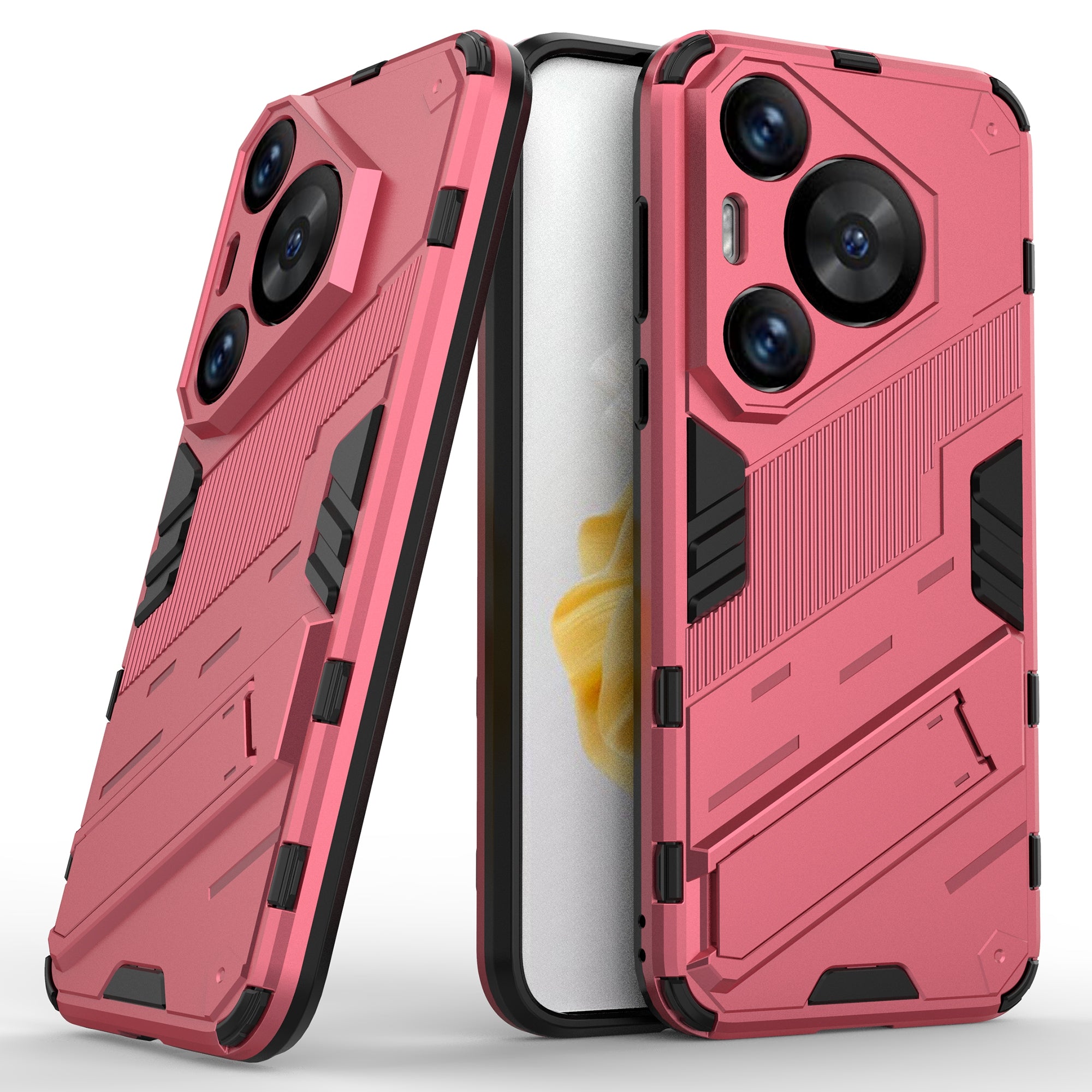 For Huawei Pura 70 Pro / Pura 70 Pro+ Case Kickstand PC+TPU Anti-drop Phone Cover