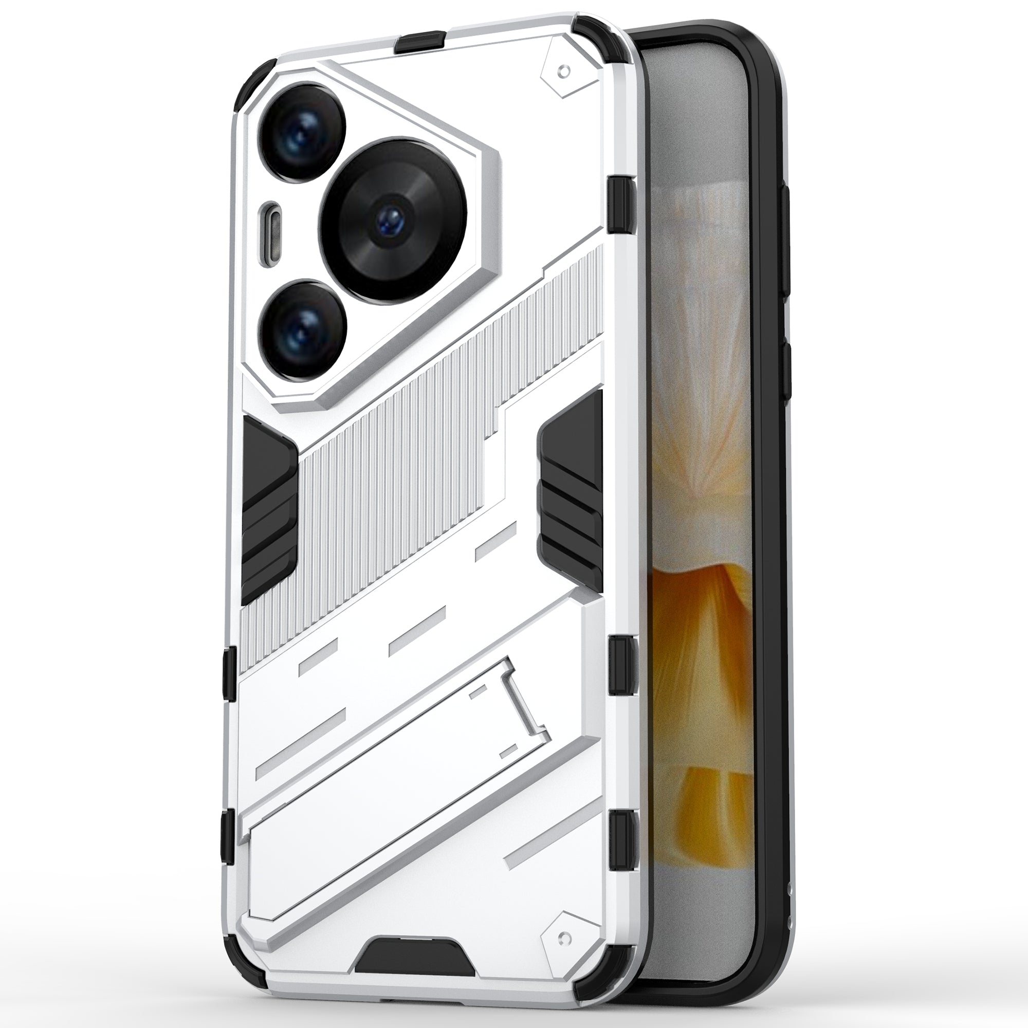 For Huawei Pura 70 Pro / Pura 70 Pro+ Case Kickstand PC+TPU Anti-drop Phone Cover