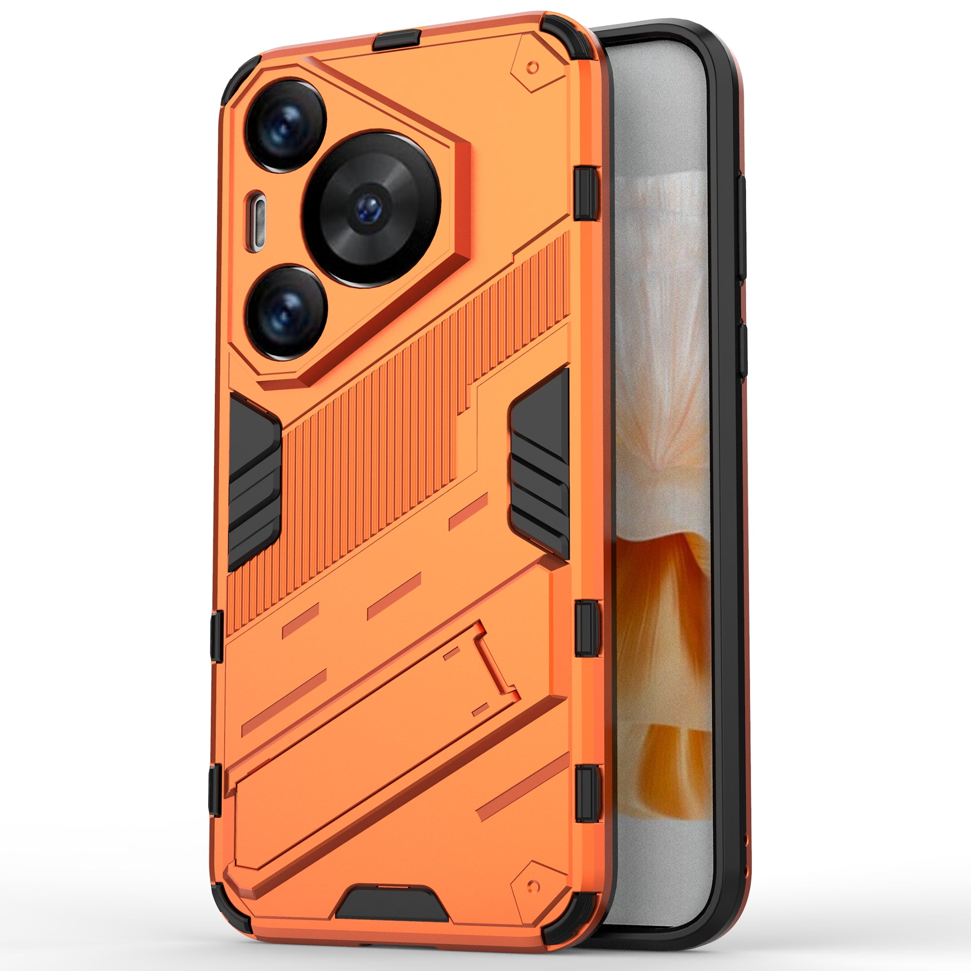 For Huawei Pura 70 Pro / Pura 70 Pro+ Case Kickstand PC+TPU Anti-drop Phone Cover