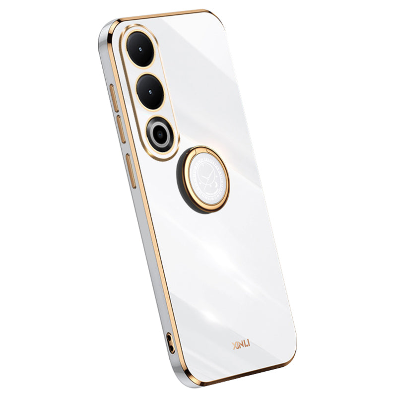 XINLI For OnePlus Nord CE4 5G / Ace 3V 5G TPU Case Ring Kickstand Electroplating Phone Cover