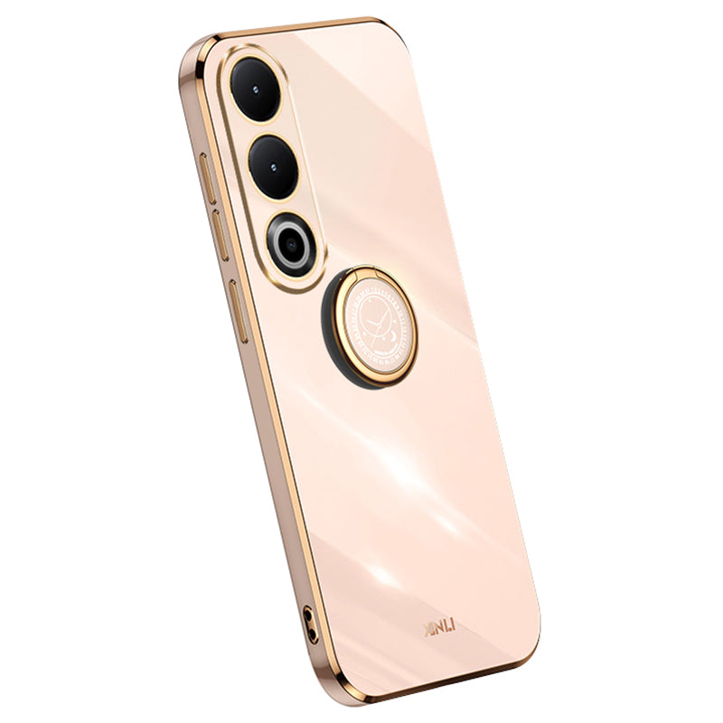XINLI For OnePlus Nord CE4 5G / Ace 3V 5G TPU Case Ring Kickstand Electroplating Phone Cover