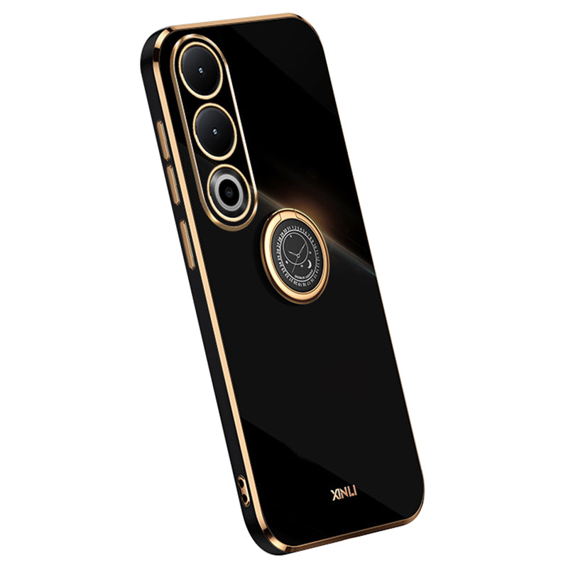 XINLI For OnePlus Nord CE4 5G / Ace 3V 5G TPU Case Ring Kickstand Electroplating Phone Cover