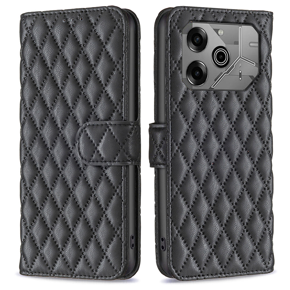 BINFEN COLOR BF Style-14 For Transsion Tecno Pova 6 5G / Pova 6 Pro 5G Leather Case Wallet Stand Cover