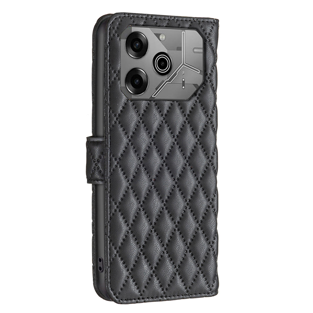 BINFEN COLOR BF Style-14 For Transsion Tecno Pova 6 5G / Pova 6 Pro 5G Leather Case Wallet Stand Cover