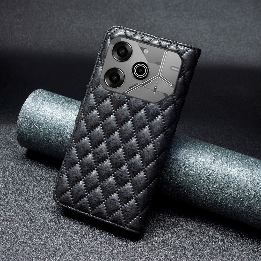 BINFEN COLOR BF Style-14 For Transsion Tecno Pova 6 5G / Pova 6 Pro 5G Leather Case Wallet Stand Cover