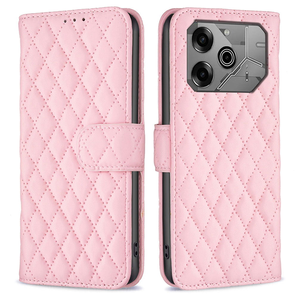 BINFEN COLOR BF Style-14 For Transsion Tecno Pova 6 5G / Pova 6 Pro 5G Leather Case Wallet Stand Cover